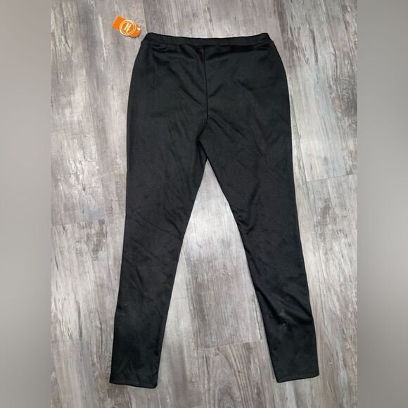 NWT black leggings with ankle zipper size XXL - Picture 5 of 8